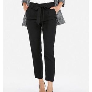 Express High Waisted Paperbag Ankle Pant
